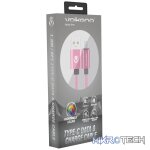 Volkano Fashion Series Type-C Cable 1.8m - Pink - Image 2