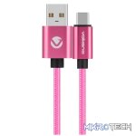 Volkano Fashion Series Type-C Cable 1.8m - Pink
