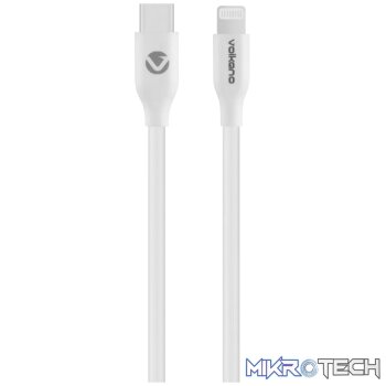 Volkano Flexi Series Type-C to MFI Lightning 1.5m 27w - White