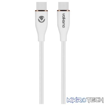 Volkano Flexi Series Type-C to Type-C 1.5m 60w - White