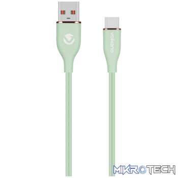 Volkano Flexi Series USB to Type-C 2.5m 30w - Green