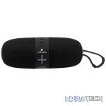 Volkano Flow Series Portable Bluetooth Speaker - Black with Grey Buttons