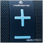Volkano Flow Series Portable Bluetooth Speaker - Blue with Blue Buttons - Image 2