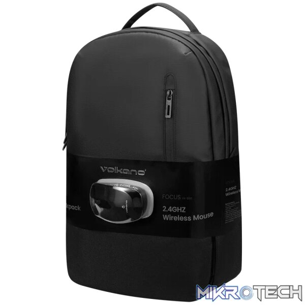 Volkano Focus Series 15.6 inch Laptop Backpack and Wireless Mouse - Image 2