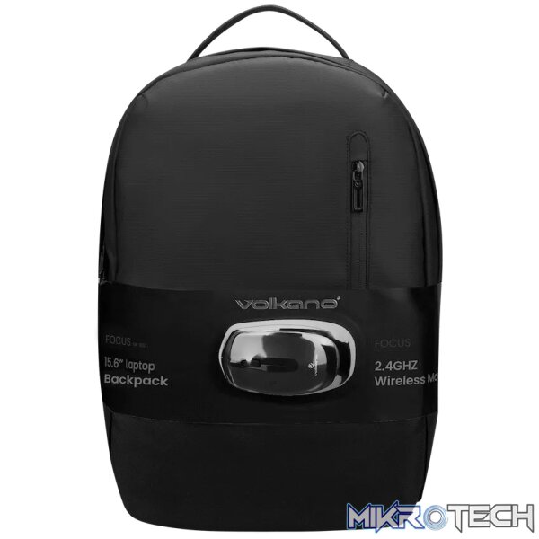 Volkano Focus Series 15.6 inch Laptop Backpack and Wireless Mouse Volkano Focus Series 15.6 inch Laptop Backpack and Wireless Mouse