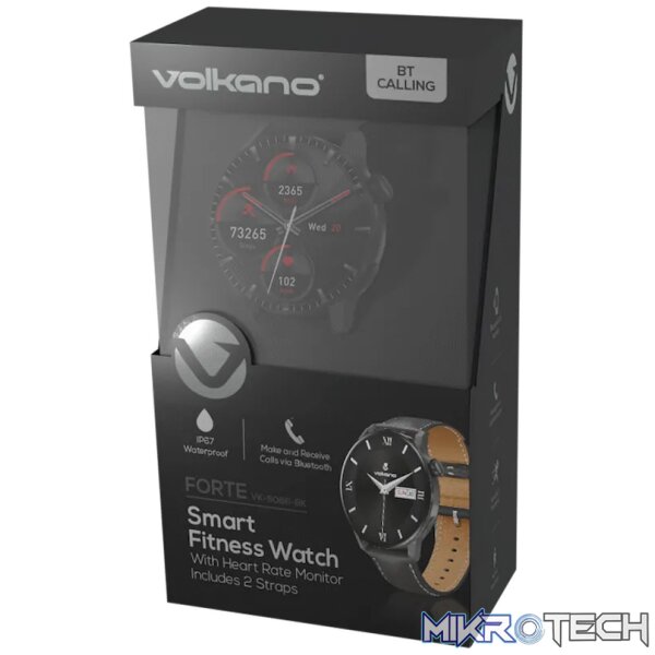 Volkano Forte Series Smart Watch with Leatherette Strap - Image 3
