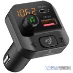 Volkano Grill Series Bluetooth Car Modulator and Charger - Image 2