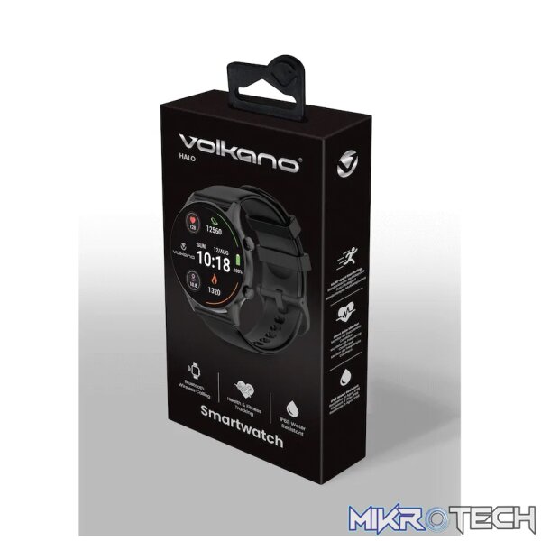 Volkano Halo Series Smartwatch - Black - Image 6