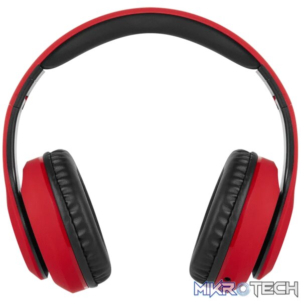 Volkano Impulse Series Bluetooth Headphones - Red - Image 4