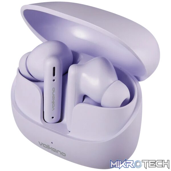 Volkano Jupiter Series TWS Earphones - Pastel Purple Volkano Jupiter Series TWS Earphones - Pastel Purple