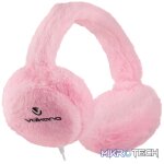 Volkano Kids Llama Series Wired Headphones with Case - Pink
