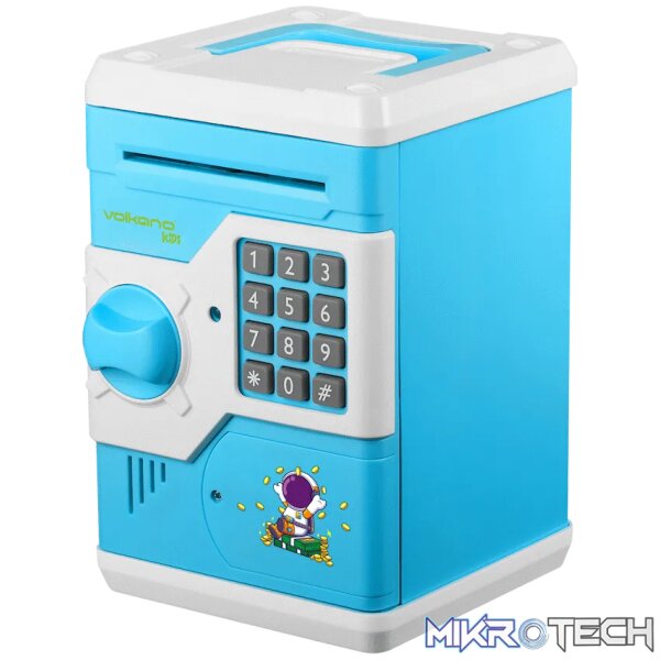 Volkano Kids Vault Series Money-Saving Vault - Blue Volkano Kids Vault Series Money-Saving Vault - Blue