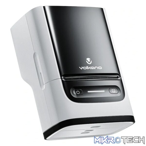 Volkano LabelPro Duo Series Thermal Dual Size Label Printer - Black and White - Image 3