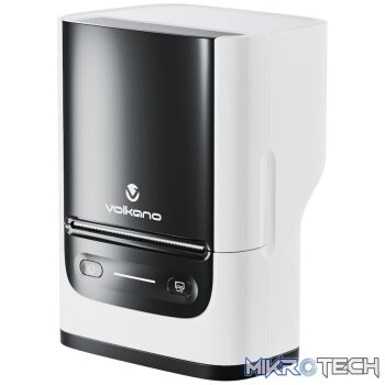 Volkano LabelPro Duo Series Thermal Dual Size Label Printer - Black and White