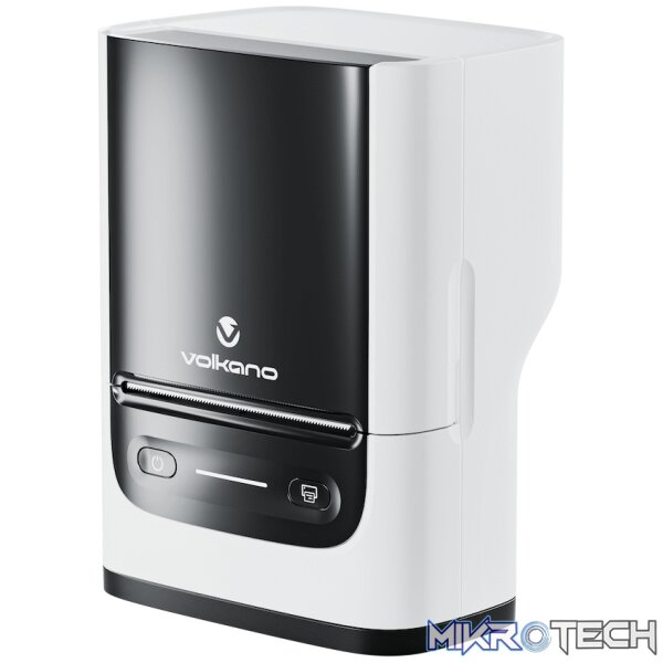 Volkano LabelPro Duo Series Thermal Dual Size Label Printer - Black and White Volkano LabelPro Duo Series Thermal Dual Size Label Printer - Black and White