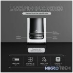 Volkano LabelPro Duo Series Thermal Dual Size Label Printer - Black and White - Image 9