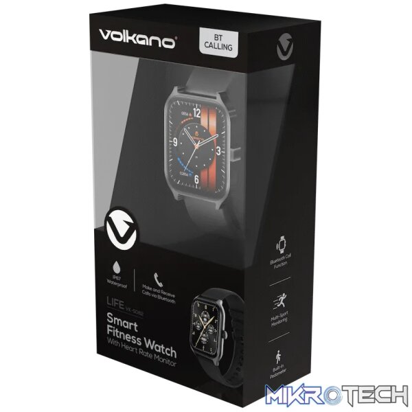 Volkano Life Series Smart Watches - Black - Image 5