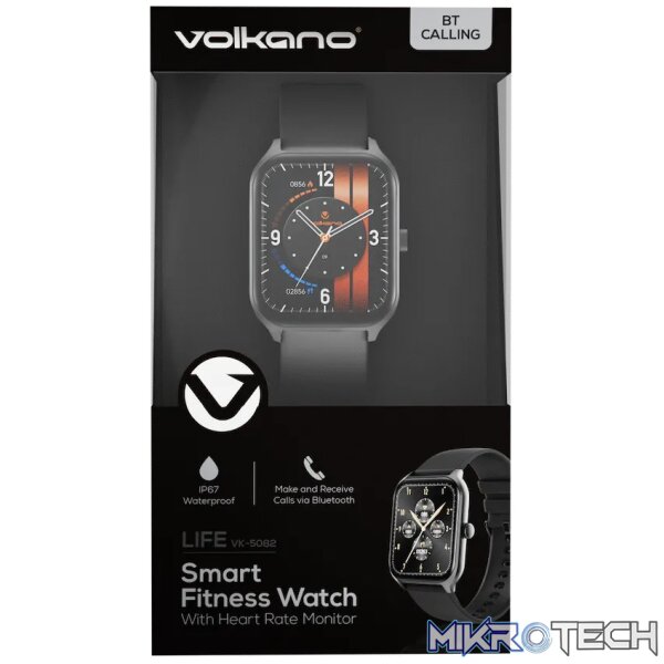 Volkano Life Series Smart Watches - Black - Image 8