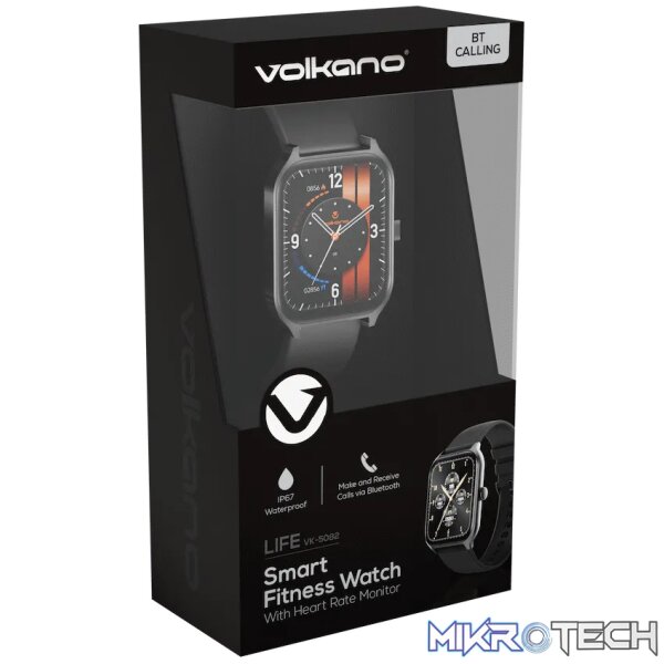 Volkano Life Series Smart Watches - Black - Image 9