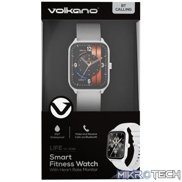 Volkano Life Series Smart Watches - Silver - Image 5