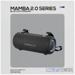 Volkano Mamba 2.0 Series Bluetooth Speaker - Black - Image 6