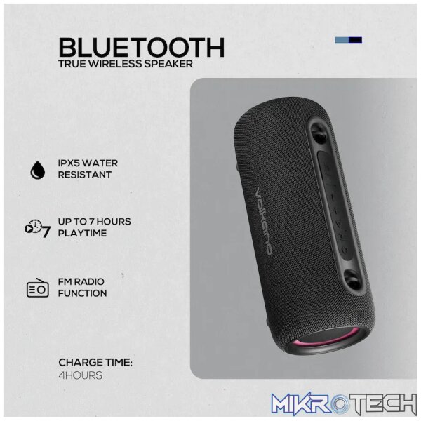 Volkano Mamba 2.0 Series Bluetooth Speaker - Black - Image 7
