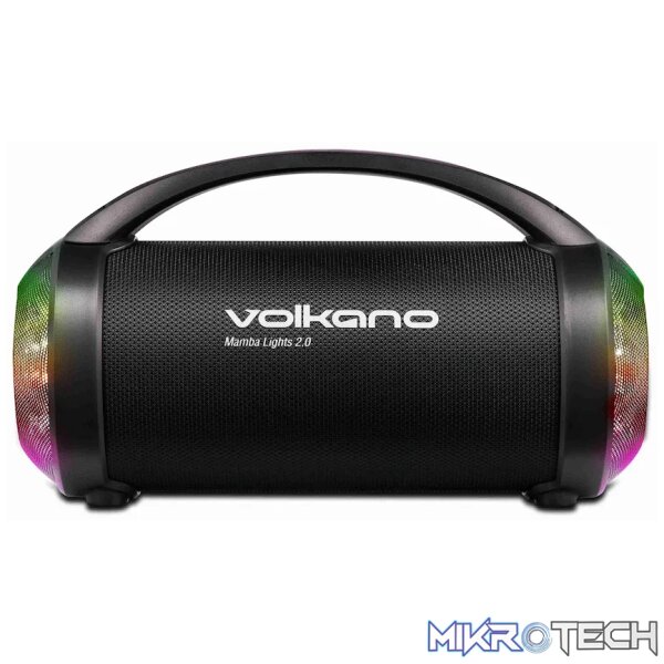 Volkano Mamba Lights 2.0 Series Bluetooth Speaker with RGB Light Volkano Mamba Lights 2.0 Series Bluetooth Speaker with RGB Light