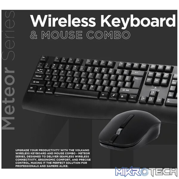 Volkano Meteor Wireless Keyboard and Mouse Combo - Image 5