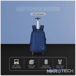 Volkano Midtown Trolley Backpack - Navy - Image 7
