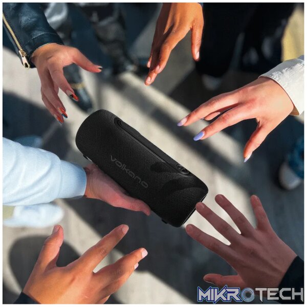Volkano Mini Mamba 2.0 Series Bluetooth Speaker - Black - Image 7