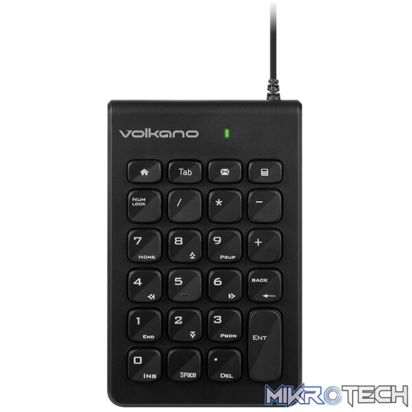 Volkano Numeric Series USB Numeric Keypad - Black Volkano Numeric Series USB Numeric Keypad - Black