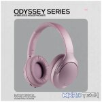 Volkano Odyssey ANC Bluetooth Wireless Headphone - Rose Gold - Image 12