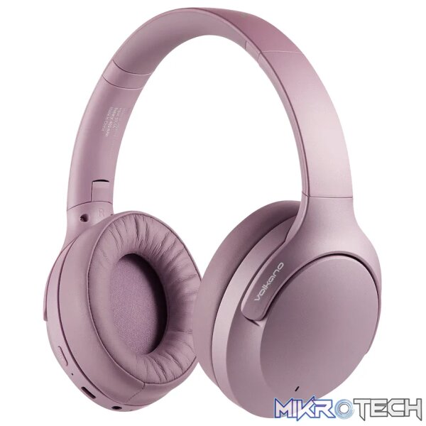 Volkano Odyssey ANC Bluetooth Wireless Headphone - Rose Gold - Image 8