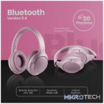 Volkano Odyssey ANC Bluetooth Wireless Headphone - Rose Gold - Image 10