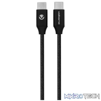 Volkano On-The-Go Type-C to Type-C 30w Cable - Black
