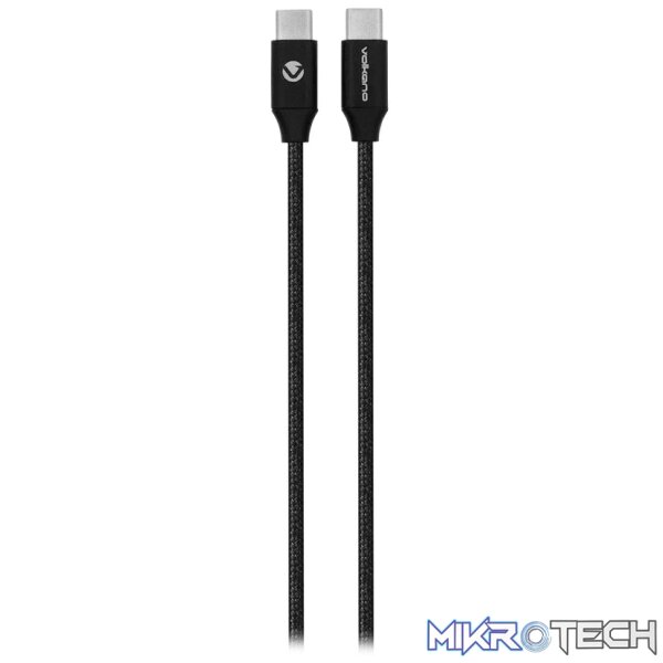 Volkano On-The-Go Type-C to Type-C 30w Cable - Black - Image 6
