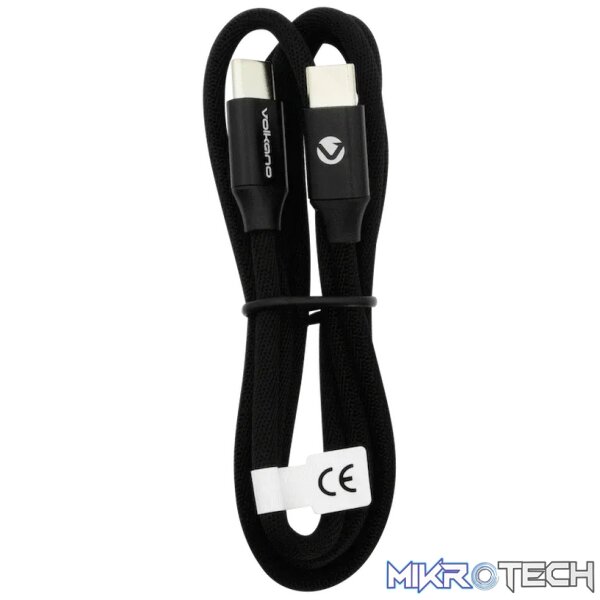 Volkano On-The-Go Type-C to Type-C 30w Cable - Black - Image 7