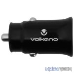 Volkano On-The-Go USB + Type-C 12w Car Charger - Black - Image 5