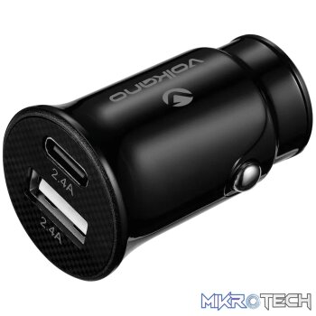 Volkano On the Go USB Plus Type-C Car Charger