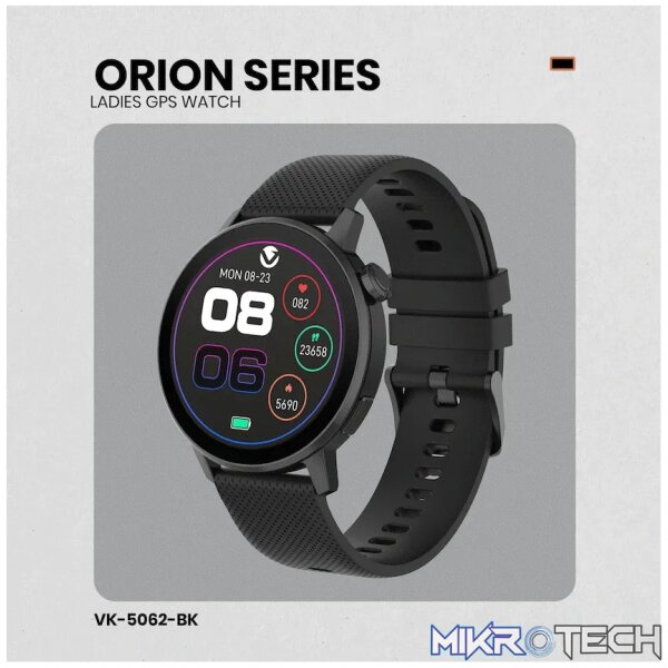 Volkano Orion Series Unisex GPS Watch - Black - Image 2