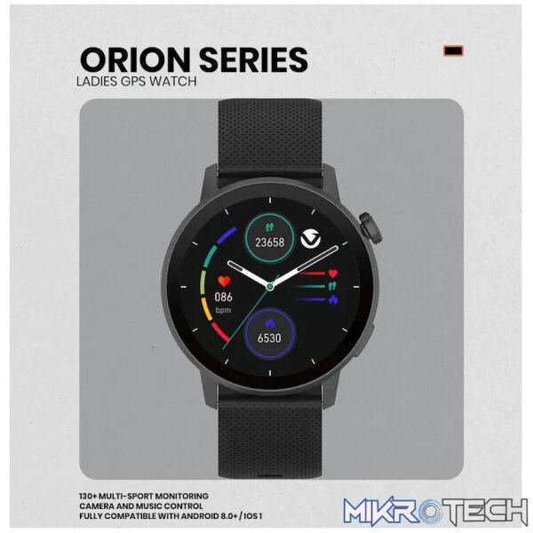 Volkano Orion Series Unisex GPS Watch - Black - Image 4