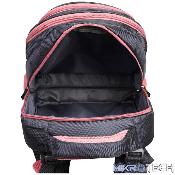 Volkano Orthopaedic Trolley Backpack 35l - Dark Grey/Pink - Image 6