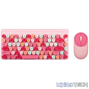 Volkano Paradigm Series Mouse and Keyboard combo - Pink