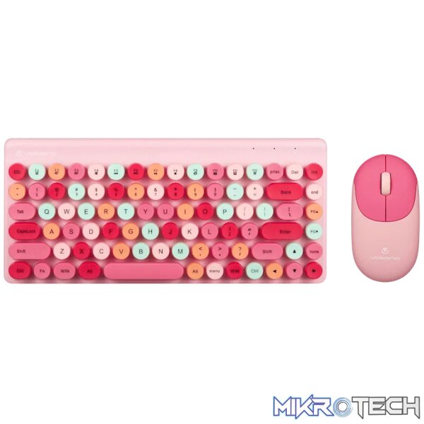 Volkano Paradigm Series Mouse and Keyboard combo - Pink Volkano Paradigm Series Mouse and Keyboard combo - Pink