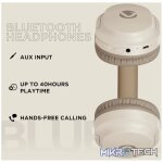 Volkano Pebble Series Bluetooth Headphones - Khaki - Image 12