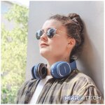 Volkano Phonic Series Bluetooth Full Size Headphones - Blue - Image 8