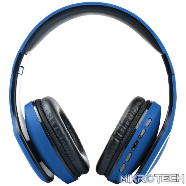 Volkano Phonic Series Bluetooth Full Size Headphones - Blue - Image 9