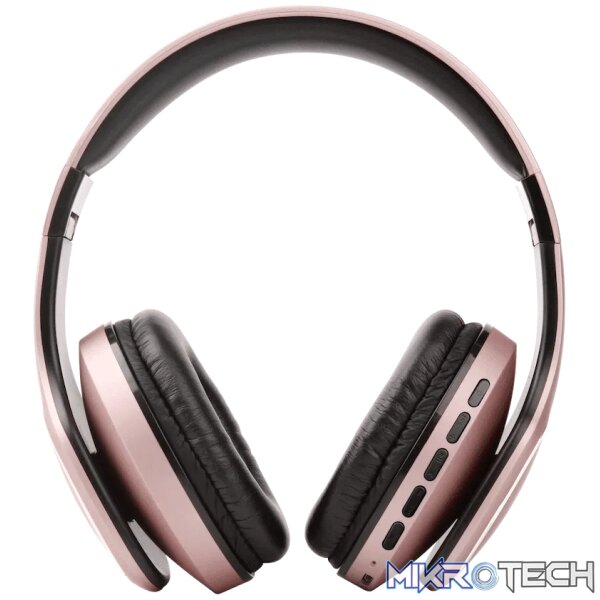 Volkano Phonic Series Bluetooth Full-Size Headphones - Rose Gold - Image 4