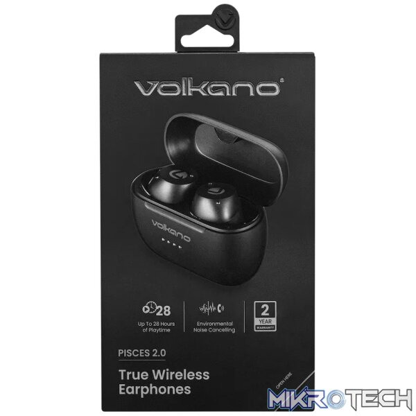 Volkano Pisces 2.0 Series TWS Earphones - Black - Image 11