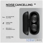 Volkano Pisces 2.0 Series TWS Earphones - Black - Image 7